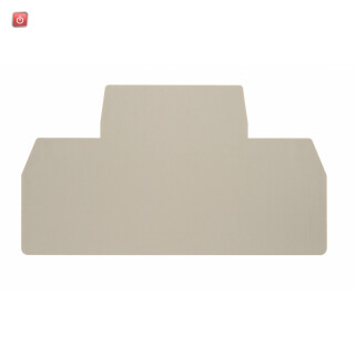 WEIDMÜLLER / 1791160000 / ZAP/TW ZDK1.5 / Trennwand (Klemmen), dunkelbeige, Höhe: 75 mm, Breite: 2 mm, V-0, / EAN 4032248245260
