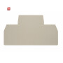WEIDMÜLLER / 1791160000 / ZAP/TW ZDK1.5 / Trennwand (Klemmen), dunkelbeige, Höhe: 75 mm, Breite: 2 mm, V-0, / EAN 4032248245260