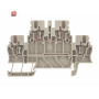 WEIDMÜLLER / 1791100000 / ZDK 1.5 / Mehrstock-Reihenklemme, Zugfederanschluss, dunkelbeige, 1.5 mm², 500 / EAN 4032248239078