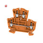WEIDMÜLLER / 1021560000 / WDK 2.5 OR / Mehrstock-Reihenklemme, Schraubanschluss, orange, 2.5 mm², 400 V, 400 / EAN 4008190415402