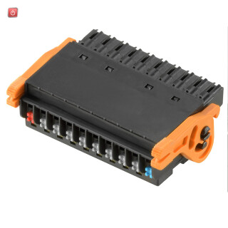 WEIDMÜLLER / 1531190000 / BL-I/O 3.50/10/180LR / Leiterplattensteckverbinder (Leiteranschluss), 160 V, 2.2 A, Raster in / EAN 4050118336269