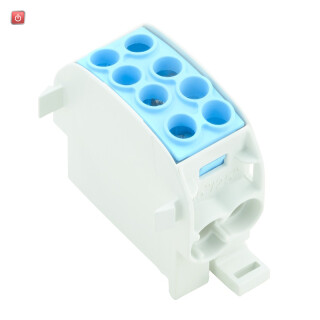 WEIDMÜLLER / 1561640000 / WPD 102 2X35/2X25 BL / Potentialverteilerklemme, Schraubanschluss, blau, 35 mm², 202 A, 1000 / EAN 4050118366570