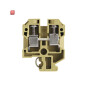 WEIDMÜLLER / 0193260000 / SAK 6N / Durchgangs-Reihenklemme, Schraubanschluss, beige/gelb, 6 mm², 41 A, / EAN 4008190031893