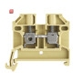 WEIDMÜLLER / 0380460000 / SAK 2.5/35 / Durchgangs-Reihenklemme, Schraubanschluss, beige/gelb, 2.5 mm², 24 A, / EAN 4008190042363