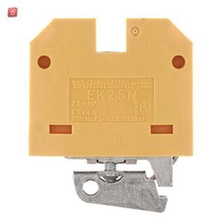 WEIDMÜLLER / 0474360000 / EK 2.5N / Schutzleiter-Reihenklemme, Schraubanschluss, gelb, grün, 2.5 mm², 800 / EAN 4008190146177