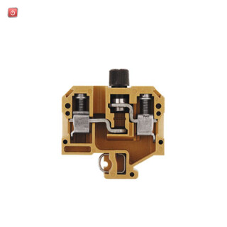 WEIDMÜLLER / 0191220000 / SAKS 1/G20 / Sicherungs-Reihenklemme, Schraubanschluss, mittelgelb, 10 mm², 10 A, / EAN 4008190095260