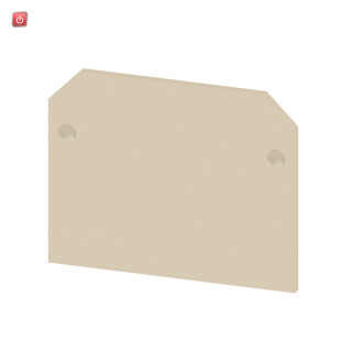 WEIDMÜLLER / 0460560000 / AP SAK2.5+AST3+4/35 / Abschlussplatte (Klemmen), beige, Höhe: 39 mm, Breite: 1.5 mm, V-2, PA / EAN 4008190048334