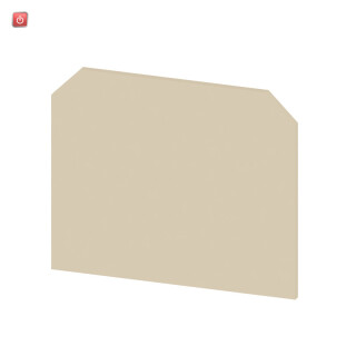 WEIDMÜLLER / 0271160000 / AP SAK16 / Abschlussplatte (Klemmen), beige, Höhe: 50 mm, Breite: 1.5 mm, V-2, PA / EAN 4008190120429