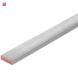 WEIDMÜLLER / 0348900000 / SSCH 10X3X1000 CU/SN / Sammelschiene (Klemmen), silber, Höhe: 1000 mm, Tiefe: 3 mm, Kupfer / EAN 4008190024802