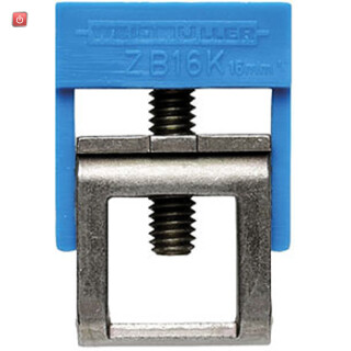 WEIDMÜLLER / 0502880000 / ZB 16K BL / Zugbügel (Sammelschiene), Zugbügel, silber, 16 mm², Breite: 10 mm, M / EAN 4008190014186