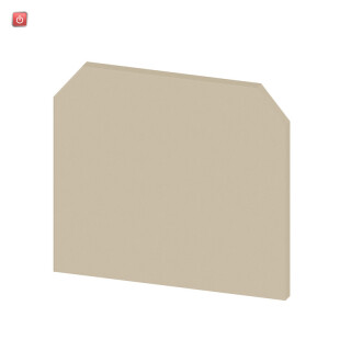 WEIDMÜLLER / 0294460000 / AP AKZ4 / Abschlussplatte (Klemmen), dunkelbeige, Höhe: 27 mm, Breite: 1.5 mm, / EAN 4008190466268