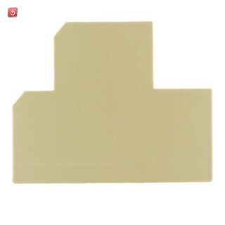 WEIDMÜLLER / 0631360000 / AP DK4S / Abschlussplatte (Klemmen), beige, Höhe: 54 mm, Breite: 1.5 mm, V-2, PA / EAN 4008190101329