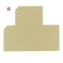WEIDMÜLLER / 0631360000 / AP DK4S / Abschlussplatte (Klemmen), beige, Höhe: 54 mm, Breite: 1.5 mm, V-2, PA / EAN 4008190101329