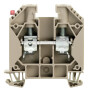 WEIDMÜLLER / 1020400000 / WDU 16 / Durchgangs-Reihenklemme, Schraubanschluss, dunkelbeige, 16 mm², 76 A, / EAN 4008190127794