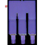 WEIDMÜLLER / 1052060000 / WQV 4/10 / Querverbinder (Klemmen), geschraubt, gelb, 41 A, Polzahl: 10, Raster / EAN 4008190054687