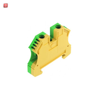 WEIDMÜLLER / 1010300000 / WPE 10 / Schutzleiter-Reihenklemme, Schraubanschluss, grün / gelb, 10 mm², 800 / EAN 4008190031251