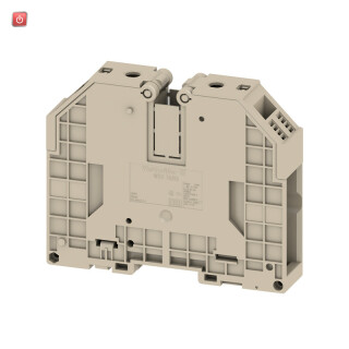 WEIDMÜLLER / 1024600000 / WDU 70/95 / Durchgangs-Reihenklemme, Schraubanschluss, dunkelbeige, 95 mm², 232 A, / EAN 4008190105990