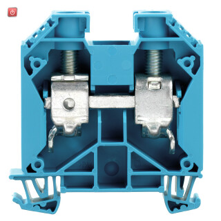 WEIDMÜLLER / 1020580000 / WDU 35 BL / Durchgangs-Reihenklemme, Schraubanschluss, blau, 35 mm², 125 A, 1000 / EAN 4008190047160