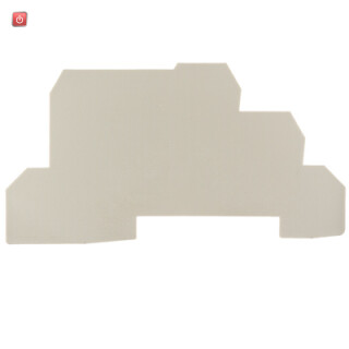 WEIDMÜLLER / 1067800000 / WAP WDL2.5 / Abschlussplatte (Klemmen), dunkelbeige, Höhe: 90 mm, Breite: 1.5 mm, / EAN 4008190172183