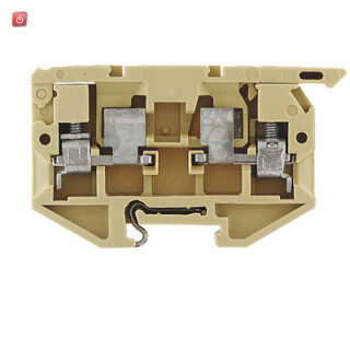 WEIDMÜLLER / 0376860000 / ASK 1/15 / Sicherungs-Reihenklemme, Schraubanschluss, beige, 4 mm², 6.3 A, 500 V, / EAN 4008190141202