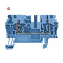 WEIDMÜLLER / 1608520000 / ZDU 2.5 BL / Durchgangs-Reihenklemme, Zugfederanschluss, blau, 2.5 mm², 24 A, 800 / EAN 4008190077501