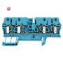 WEIDMÜLLER / 1608580000 / ZDU 2.5/4AN BL / Durchgangs-Reihenklemme, Zugfederanschluss, blau, 2.5 mm², 24 A, 800 / EAN 4008190076849