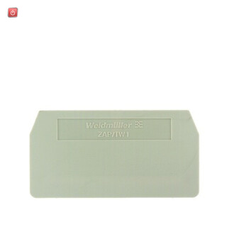WEIDMÜLLER / 1608800000 / ZAP/TW 3 / Trennwand (Klemmen), dunkelbeige, Höhe: 79.05 mm, Breite: 2 mm, V-0, / EAN 4008190190927