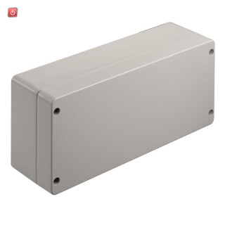WEIDMÜLLER / 9529260000 / KLIPPON K7 RAL7001 / Metallgehäuse, Breite: 350 mm, Höhe: 160 mm, Tiefe: 100 mm, / EAN 4008190918156