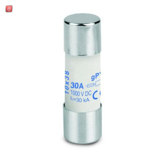 WEIDMÜLLER / 2828000000 / FUSE 10X38 30A 1000 / Zylindrischer Sicherungseinsatz, Photovoltaik, 1000 , 10 x 38 mm, 30 A / EAN 4064675367826
