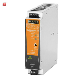WEIDMÜLLER / 2001800000 / PRO DCDC 120W 24V 5A / DC/DC-Wandler, DC/DC-Wandler, 24 V DC, 24 V DC +/- 1 %, 120 W, typ. 92 / EAN 4050118383836