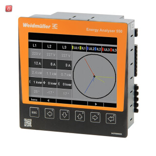 WEIDMÜLLER / 2425500000 / ENERGY ANALYSER 550 / Messgerät elektrische Größen, 720 V, Modbus RTU, Modbus-Gateway, / EAN 4050118433470