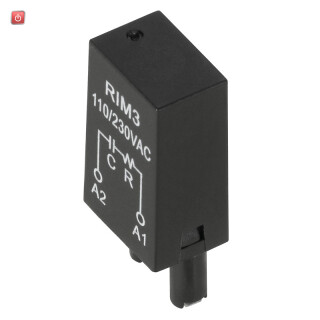 WEIDMÜLLER / 7760056014 / RIM 3 110/230VAC / Schutzbeschaltung (Relais), D-SERIES, 110...230 V AC, RC-Glied, / EAN 4032248878109