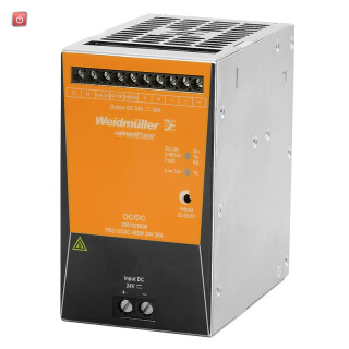 WEIDMÜLLER / 2001820000 / PRO DCDC 480W 24V 20 / DC/DC-Wandler, DC/DC-Wandler, 24 V DC, 24 V DC +/- 1 %, 480 W, typ. > / EAN 4050118384000