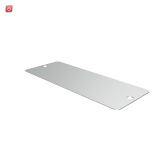 WEIDMÜLLER / 1500170000 / CC-M 27/70 2X3 AL / Gerätemarkierung, Breite: 70 mm, Eloxiertes Aluminium, silber, / EAN 4050118308914