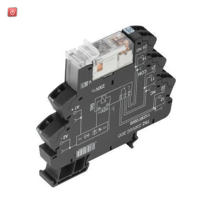WEIDMÜLLER / 1123910000 / TRZ 230VUC 2CO AU / Koppelrelais, 230 V UC +/-5 %, LED grün, 2 Wechsler (AgNi vergoldet) , / EAN 4032248906161