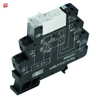 WEIDMÜLLER / 1479790000 / TRS 24-230VUC 1NO HC / Koppelrelais, 24...230 V UC +/-10 %, LED grün, 1 Schließer (AgSnO) , 2 / EAN 4050118288162