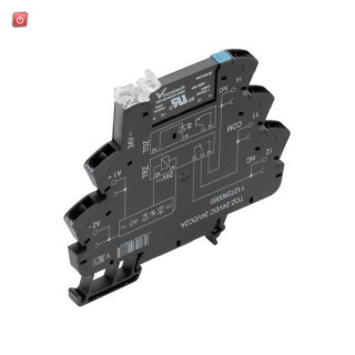 WEIDMÜLLER / 1127520000 / TOZ 12VDC 230VAC1A / Halbleiterrelais, 12 V DC +/-20 %, Freilaufdiode, Verpolungsschutz, / EAN 4032248909230