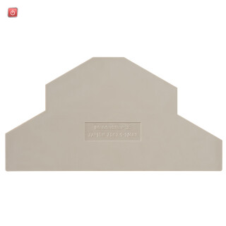 WEIDMÜLLER / 1394050000 / ZAP/TW ZDK2.5-2/4AN / Trennwand (Klemmen), dunkelbeige, Höhe: 104 mm, Breite: 1.5 mm, V-0, / EAN 4050118301281