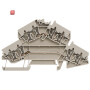 WEIDMÜLLER / 1394040000 / ZDK 2.5-2/4AN / Mehrstock-Reihenklemme, Zugfederanschluss, beige, 2.5 mm², 800 V, 400 / EAN 4050118301274