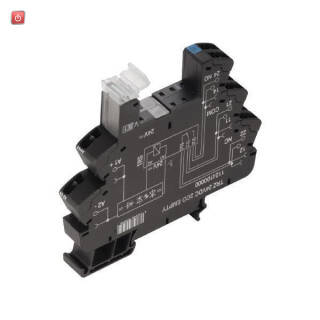 WEIDMÜLLER / 1124090000 / TRZ 12VDC 2CO EMPTY / Relaissockel, IP20, 12 V DC +/-20 %, Freilaufdiode, Verpolungsschutz, / EAN 4032248906239