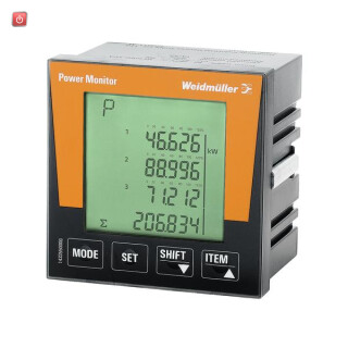 WEIDMÜLLER / 1423550000 / POWER MONITOR / Messgerät elektrische Größen, 0...500 V, Modbus RTU / EAN 4050118227871