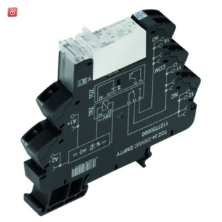 WEIDMÜLLER / 1479890000 / TRZ 120VUC 1CO 16A / Koppelrelais, 120 V UC +/-10 %, LED grün, 1 Wechsler (AgNi) , 250 V AC / EAN 4050118288223