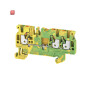 WEIDMÜLLER / 1521670000 / A3C 2.5 PE / Schutzleiter-Reihenklemme, PUSH IN, grün / gelb, 2.5 mm², 800 V, / EAN 4050118328196