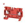 WEIDMÜLLER / 1521900000 / A2C 2.5 RD / Durchgangs-Reihenklemme, PUSH IN, rot, 2.5 mm², 24 A, 800 V, Anzahl / EAN 4050118328332