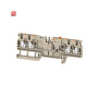 WEIDMÜLLER / 1989860000 / ADT 2.5 4C / Trenn- und Messtrenn-Reihenklemme, PUSH IN, dunkelbeige, 2.5 mm², 20 / EAN 4050118374506