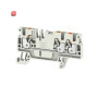 WEIDMÜLLER / 2003120000 / A3C 2.5 LTGY / Durchgangs-Reihenklemme, PUSH IN, lichtgrau, 2.5 mm², 24 A, 800 V, / EAN 4050118462814