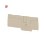 WEIDMÜLLER / 1991970000 / AEP 2C 6 / Abschlussplatte (Klemmen), dunkelbeige, Höhe: 64.93 mm, Breite: 2.1 / EAN 4050118376692