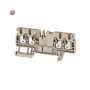 WEIDMÜLLER / 1521690000 / A4C 2.5 / Durchgangs-Reihenklemme, PUSH IN, dunkelbeige, 2.5 mm², 24 A, 800 V, / EAN 4050118328035