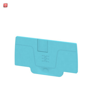 WEIDMÜLLER / 2051690000 / AEP 2C 4 BL / Abschlussplatte (Klemmen), blau, Höhe: 58 mm, Breite: 2.1 mm, V-0, / EAN 4050118411911