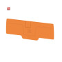 WEIDMÜLLER / 2051920000 / AEP 4C 4 OR / Abschlussplatte (Klemmen), orange, Höhe: 85.8 mm, Breite: 2.1 mm, V-0, / EAN 4050118412000